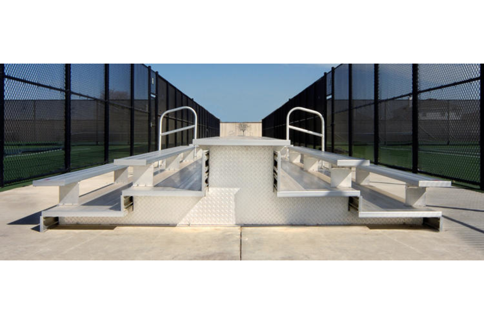 Tennis bleachers