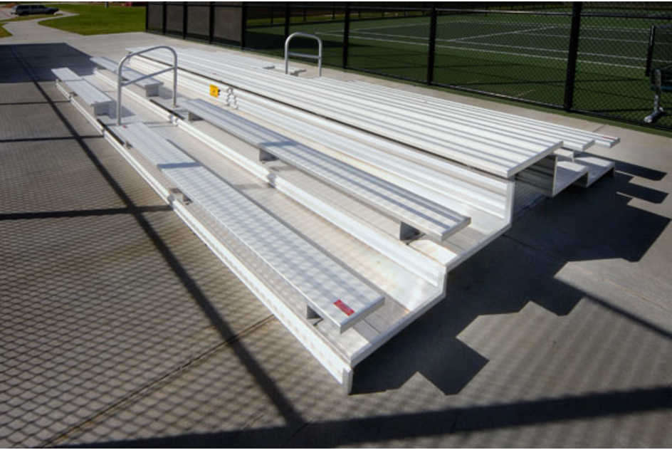Tennis bleachers example
