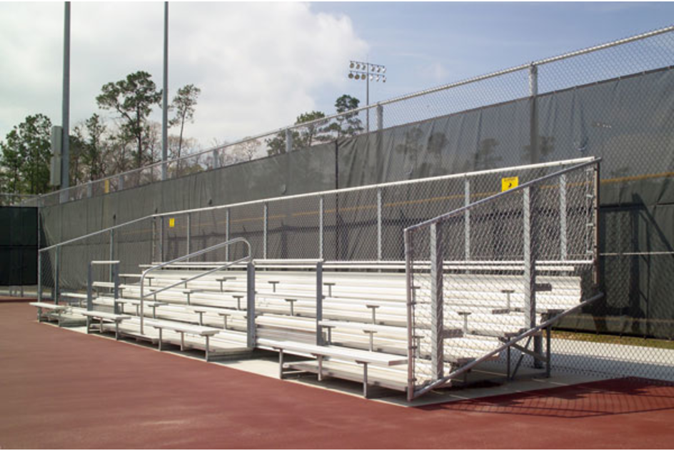 Tennis bleacher example